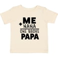 thumbnail image 3 of Inktastic Me Plus Nana Equals One Broke Papa Boys or Girls Baby T-Shirt, 3 of 5