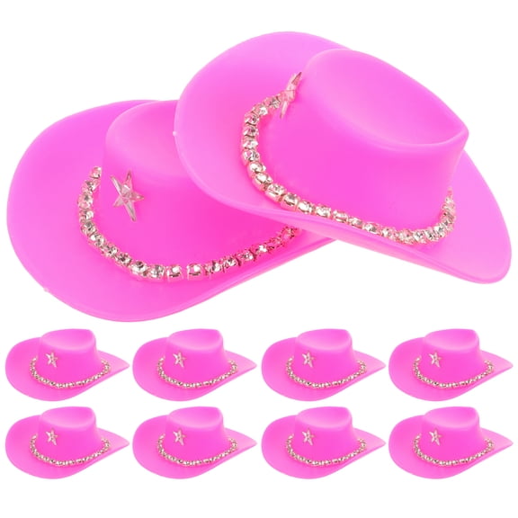 OGITUDE 10Pcs Miniature Hats Miniature Doll Hats Decoration Adorable Hat Decors