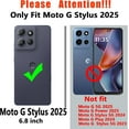 thumbnail image 2 of for Moto G Stylus 5G 2025 Case,[Military Grade Drop Tested] with Screen Protector,Dual Layer Protective Heavy Duty Cell Phone Cover Non-Slip Shockproof Case for Motorola G Stylus 5G 2025 (Black), 2 of 8