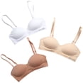 thumbnail image 2 of dELiA*s Girls Bras - 3 Pack Seamless Padded Bras for Teens with Removable Straps, 2 of 7