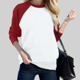 thumbnail image 2 of WEAIXIMIUNG Chemises de Maternité pour Femmes Manches Longues T-Shirt Décontracté Col Rond avec Épaule Assortie, 2 of 5