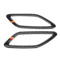 thumbnail image 4 of Cubierta de salida del tablero, 2 piezas de fibra de carbono, moldura de la cubierta de salida de aire del tablero, moldura de ventilación de aire del tablero, tecnología innovadora, 4 of 10