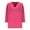 Hot Pink, variant on ShiShine Women's 2025 Fall V Neck Sweater Casual Long Sleeve Lightweight Ribbed Pullover Sweaters Dressy Casual Tops
