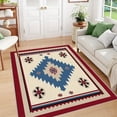 thumbnail image 6 of 5.3'x7.5' carpet for stairs non slip dining room carpet for under table non slip area rug scalloped area rug striped area rug, 6 of 10