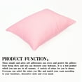 thumbnail image 4 of Ntbay 2 Pack Microfiber Toddler Pillowcases, Ultra Soft Travel Pillow Covers with Zipper Closure, 13" x 18", Pink, 4 of 6