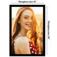 thumbnail image 4 of Americanflat 16x24 Poster Frame with Polished Plexiglass Wide Photo Frames Made Vertical Horizontal - Black, 4 of 8
