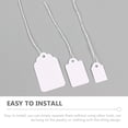 thumbnail image 2 of HEALEEP Clothing Price Tags with String White Paper Hanging Tags for Retail Use, 2 of 7