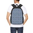 thumbnail image 4 of Disketp Cute Whale Mochila Minimalista de Gran Capacidad, Mochila de Viaje para Escuela, Trabajo o Uso Diario, 4 of 6
