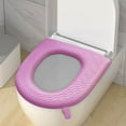 thumbnail image 2 of High Foam Toilet Seat Cushion, Washable Wipeable, All-Season Bathroom Use, EVA Material, Non-Slip, Reusable, Portable with Travel Bag, Suitable for Adults Kids, Hygienic Toilet Seat Cover, 2 of 5