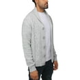 thumbnail image 3 of X RAY JEANS Mens Shawl Collar Cable Knit Cardigan, Oatmeal, M, 3 of 6
