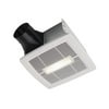 Broan NuTone AE50110DCSL 50-110 CFM Invent Estar DC Humidity Sensing Fan - LED