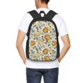 thumbnail image 4 of Disketp Autumn Pumpkins Leaves Mochila Minimalista de Gran Capacidad, Mochila de Viaje para Escuela, Trabajo o Uso Diario, 4 of 6