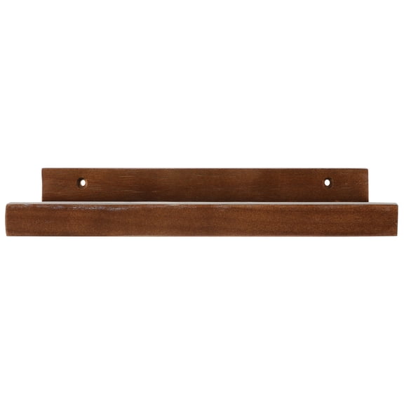 Pretyzoom Rustic Floating Shelf Wall Shelf Walnut Decorative Display Decorators Bathroom 1Set