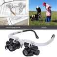 thumbnail image 2 of Lupa telescópica Gafas Lupas Luz LED 8X / 15X / 23X Gafas de aumento Tmvgtek Piezas de repuesto para herramientas, 2 of 9