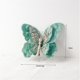 thumbnail image 3 of Adornos navideños Flores navideñas Adorno de mariposa con purpurina y pinzas Adornos para árbol de Navidad Azul, 3 of 7