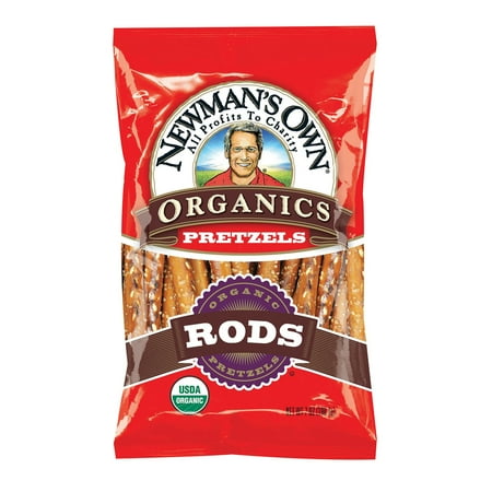 Newman's Own Organics Salted Pretzel Rods 8 Ounce