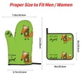 thumbnail image 2 of Naloa Drink Coffee And Do Good Oven Mitts and Pot Holders 4 pcs Set, Cooking Baking Grilling Kitchen Oven Glove for Cooking, 2 of 6