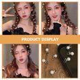 thumbnail image 4 of Raindrops 30Pcs Braid Hair Clips Graceful White Alloy Plastic Hair Decoration for Women Braids, 4 of 8