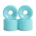 thumbnail image 2 of Pitycbo 4XLongboard Skateboard Wheels 51X70mm Resilient PU for Rough Ground Asphalt Road Light Blue, 2 of 9
