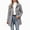 Dark Gray, variant on Womens Single Breasted Overcoat Notched Lapel Belted Waist Trench Coat Slim Fit Adjustable Cuff Straps Jacket Fall Winter Fashion Clothing for Commuting