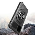 thumbnail image 6 of Kaleidio Case For iPhone 14 Pro (6.1") [Robotic Hybrid] Rugged Shockproof [Ring Stand] Magnetic Armor Impact Cover [Black/Black], 6 of 6