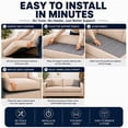 thumbnail image 4 of Continental Sleep, Heavy Duty Couch Support Board, 24" x 48" Extra Thick Wood Base to Fix Sagging Seats, Reinforced Under Cushion Panel for Sofas, Chairs & Loveseats, Furniture Seat Saver, 4 of 10