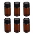 thumbnail image 2 of 100 botellas de aceite esencial de 3 ml, tamaño mini, impermeables, duraderas, sin olor, evitan fugas, transparentes, con gotero de 3 ml., 2 of 14
