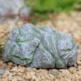thumbnail image 2 of Popular!Maojin Almacenamiento de llaves de repuesto de rocas falsas, adorno decorativo de piedra para jardín, ocultador de llaves de rocas de aspecto real resistente al agua, 2 of 9