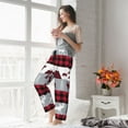 thumbnail image 5 of Saiise Buffalo Plaid Forest Womens Pajama Pants Stretch Comfy Lounge Pants Drawstring Sleep Bottoms with Pockets-X-Large, 5 of 6