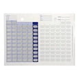 thumbnail image 5 of 6 Pack of Disposable 62 Days Two Month Cold Seal Medication Blister Cards, One Piece Blister Pack for Pill, Medicine and Vitamins, 5 of 6