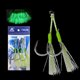 thumbnail image 2 of AS 10 pares de anzuelos de pesca, alambre suave de acero inoxidable que brilla lento/rápido, anzuelos de Jigging con doble púas, anzuelos de asistencia, anzuelos luminosos, 2 of 4