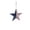 A, variant on 250 Anniversary USA Patriotic Hanging Decoration Metal Star Ornament Red White Blue American Flag Rustic Holiday
