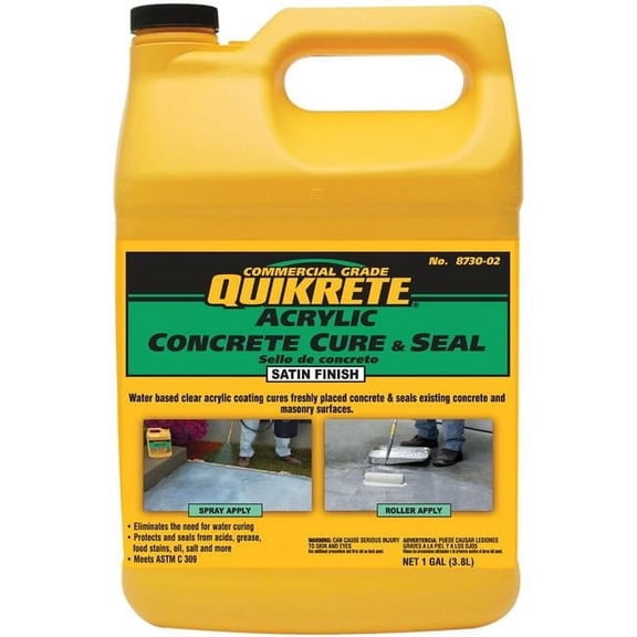 Quikrete 52020 Waterproofing Concrete Sealer Gal, Clear
