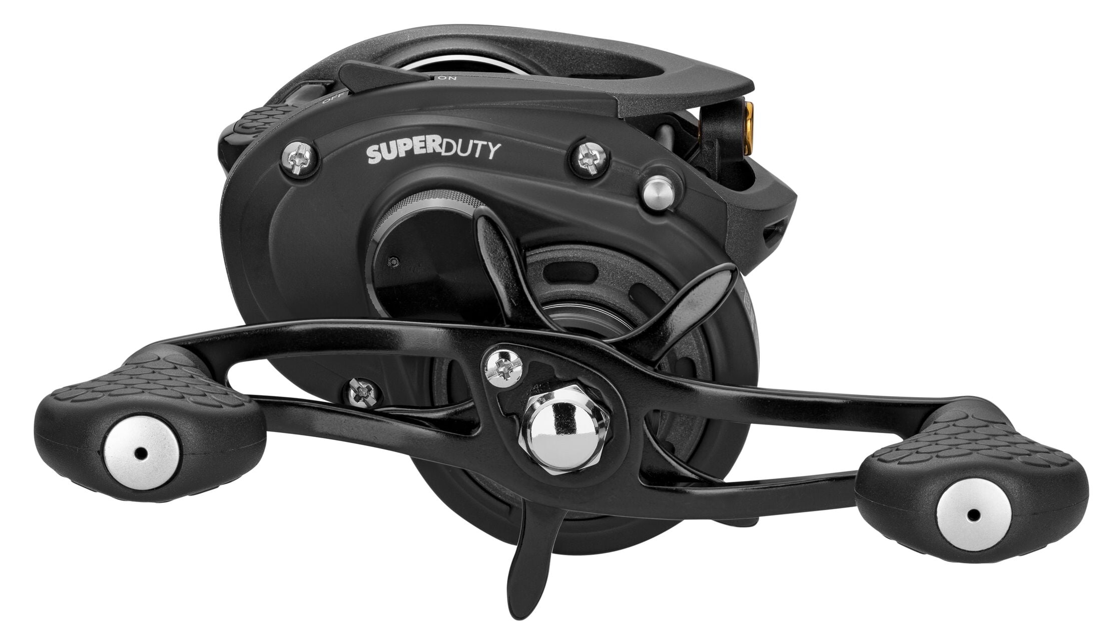 Lew's SuperDuty LFS Baitcast Fishing Reel, 8.3:1 Gear Ratio, Right-Hand Retrieve, Black