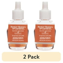 (2 pack) Better Homes & Gardens Aroma Accents Oil Refill 24 mL, Blood Orange & Kumquat