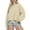 Beige, variant on Duoif Fall Sweatshirts for Women Ladies' Casual Sports Sweater - Pure Color Long Sleeve Womens Sweatshirt Beige L