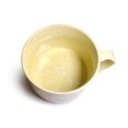 thumbnail image 4 of GinkgoHome Microwavable Ceramic Noodle Bowl with Handle and Seal Fine Porcelain Sakura Snow Flake Floral Design (LemonYellow), 4 of 4