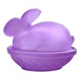 thumbnail image 1 of YWIYIUD 1PC Easter CandyDish Glass Rabbit Jar with Lid Cute Rabbit Cookie Jars Decorative Glass Dish Storage Bowl for Easter Table Decorations Gift Party Supplies 4x4.5inch, 1 of 9