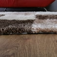 thumbnail image 5 of Rugsotic Carpets Hand Tufted Shag Polyester Eco-Friendly Area Rugs - 4'x6', Rectangle, Beige Brown, Plain Solid Design, High Pile Handmade Anti Skid Rugs for Living Room, Bed Room K00018, 5 of 8