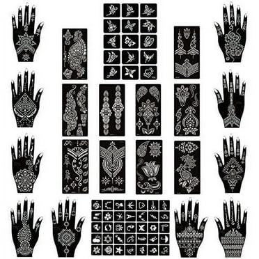 Stencils for Henna Tattoos/Temporary Tattoo Temples Set of 20 Sheets ...