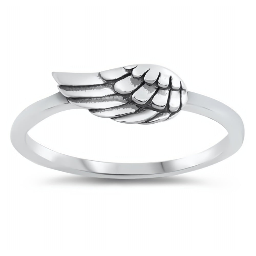 Cute Jewelry Gift for Women in Gift Box Two Waves Glitzs Jewels 925 Sterling Silver Ring