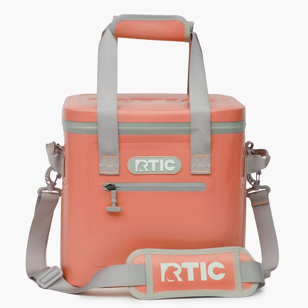 RTIC Soft Cooler 12 Can, Insulated Bag Portable Ice Chest Box for Lunch