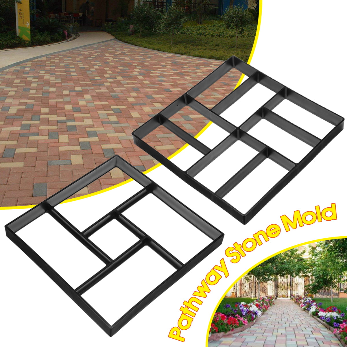 Stone Mold Walk Maker, Pathmate Stone Mold Paving Pavement Concrete