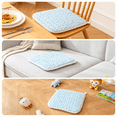 thumbnail image 4 of 4 PCS 16.54*17.72 Inch Kitchen Chair Cushions,D-Shaped Chair Cushion with Ties,Soft Chair Pads for Dining Chairs, 4 of 6