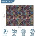 thumbnail image 2 of Office Chair Mat for Hardwood Floor Floral Mandala 36"x48" Computer Gaming Chair Mat Anti-Slip Office Rugs Floor Protector for Rolling Chairs Under Desk Rug for Home Office, 2 of 5