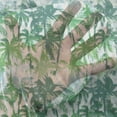 thumbnail image 3 of Palm Leaf Tulle Curtains with Rod Pocket, Exotic Fantasy Abstract Coconut Tree Silhouettes Green Jungle, Sheer Drape for Wedding Party 2 Panels, 7 Sizes, Forest Green Lime Green, by Ambesonne, 3 of 3