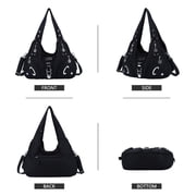 Angelkiss Hobo Shouder Purses for Women Crossbody Bag with Adjustable Long Straps Ultra Soft with Multiple Pockets