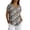 Complexion, variant on Spring Tops for Women Trendy Cotton Linen Floral Tshirts Loose Vneck Short Sleeve Pullover Gradient Button Down Clothing Purple 2XL