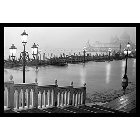 buyartforless Grand Canal Steps Venice Italy Framed Wall