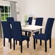 thumbnail image 2 of Juego de Fundas Impermeables para Sillas de Comedor Easy-Going Azul Marino 6 Piezas, 2 of 7